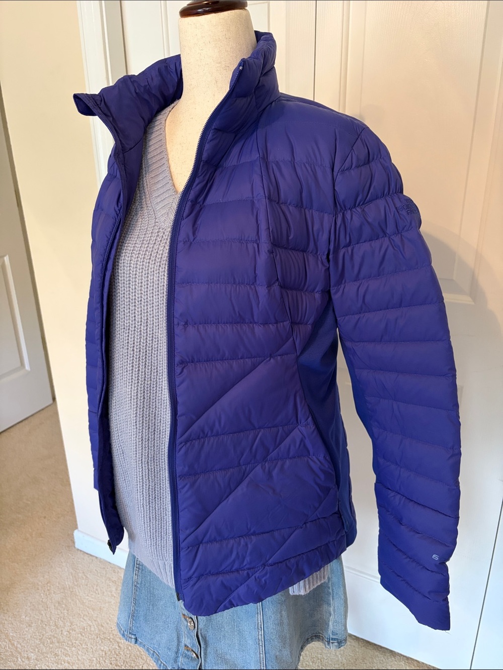 The North Face Women's Quilted Puffer Jacket in Purple